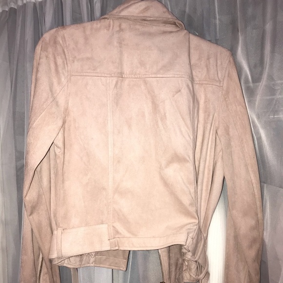 Jennifer Lopez pink suede jacket! Never worn - Picture 2 of 2